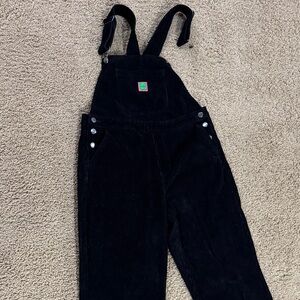GMPYRE Black Corduroy overalls worn once. Excellent condition.